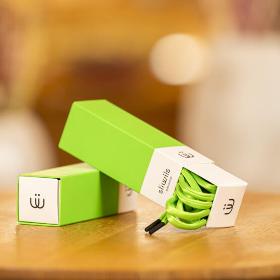 ein Produktbild von: Schnürsenkel Neon Grün,120cm, 1 Paar